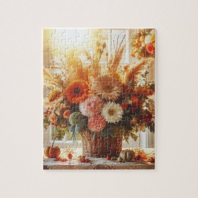 Gentle Fall Blume Jigsaw Puzzle (Vertikal)