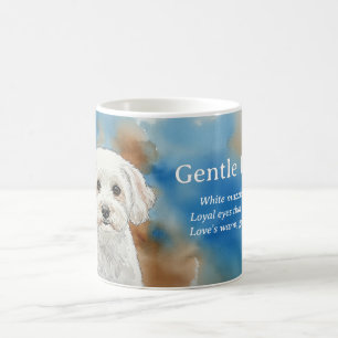 Gentle Friend Poodle Haiku Tasse