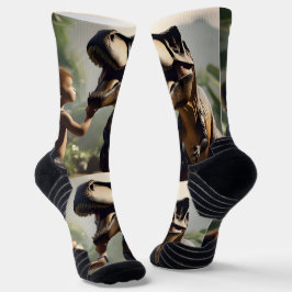 Gentle Giant: Der freundliche T-Rex, der einen Pat Socken