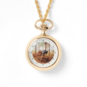 Gentle Giant - Entwurf von Hauling Logs für Pferde Armbanduhr