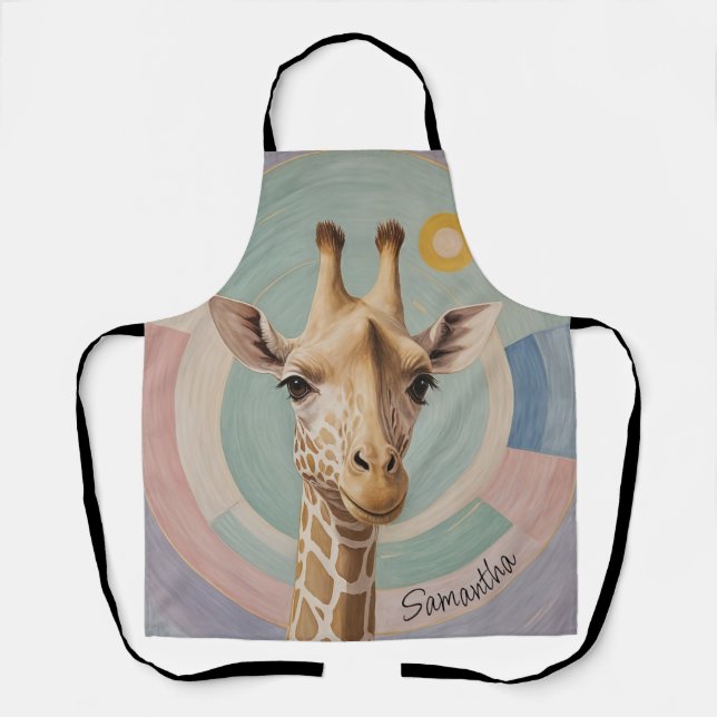 Gentle Giant: Pastel Giraffe Schürze (Vorderseite)
