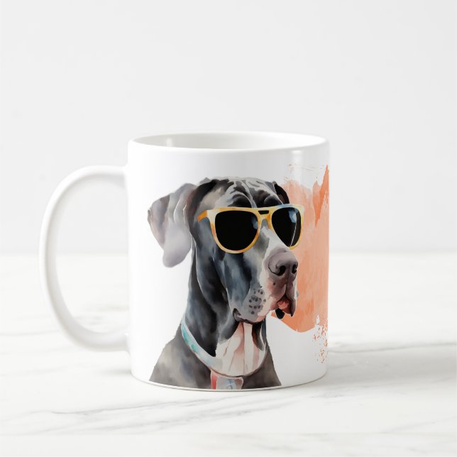 Gentle Giant Watercolor Great Dane Tasse (Links)