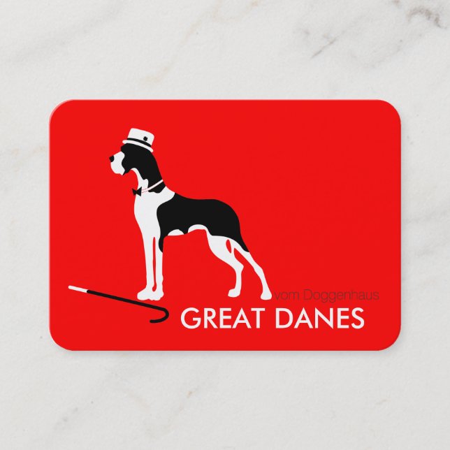 Gentle Giants Business Cards Visitenkarte (Vorderseite)