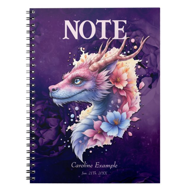 Gentle Guardian Dragon.  Notizblock (Vorderseite)