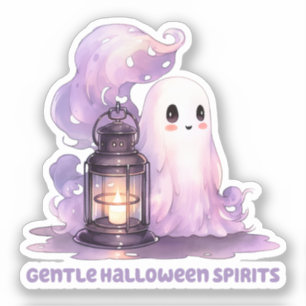 Gentle Halloween Spirits Aufkleber
