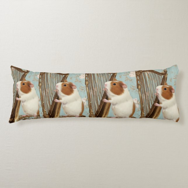 Gentle Harp Melody Guinea Pig Body Pillow Seitenschläferkissen (Vorderseite)