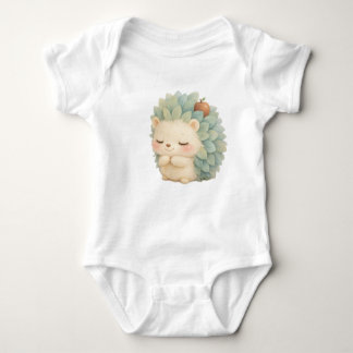 Gentle Hedgehog – Soft Watercolor Kawaii Toddler I Baby Strampler