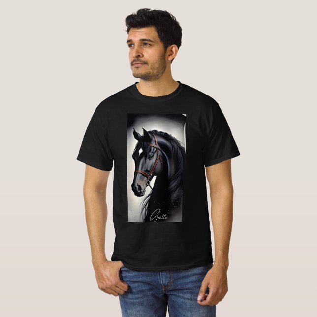 Gentle Horse Unisex T - Shirt (Vorne ganz)