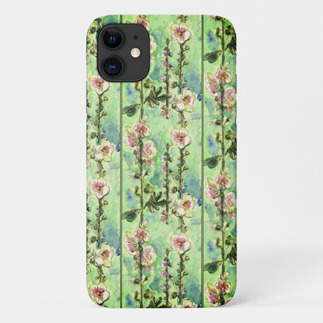 Gentle Mallow floral Case-Mate iPhone Hülle (Rückseite)