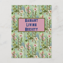 Gentle Mallow Radiant Living Postkarte