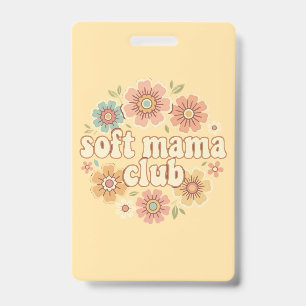 Gentle Mama Coquette Goldene Bogen Blumen Design Ausweis