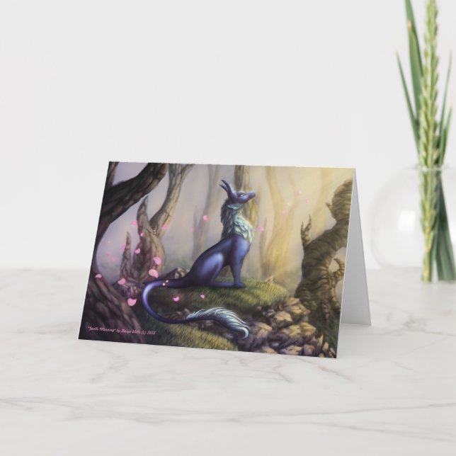 "Gentle Morning" von Kaiya Wells - leere Karte (Vorderseite)