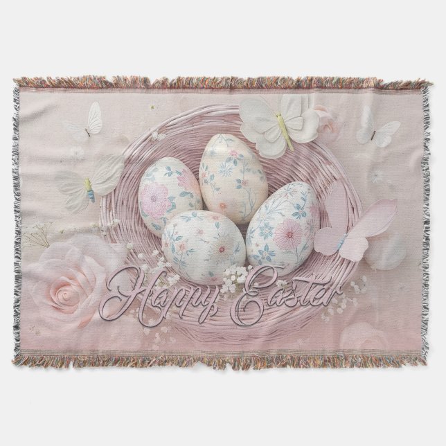 Gentle Oaster Joy with Floral Motif Decke (Vorderseite)