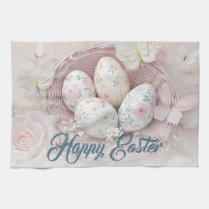 Gentle Oaster Joy with Floral Motif Geschirrtuch