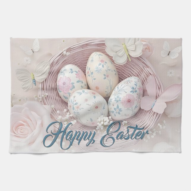 Gentle Oaster Joy with Floral Motif Geschirrtuch (Horizontal)