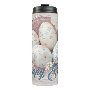 Gentle Oaster Joy with Floral Motif Thermosbecher