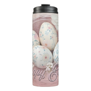 Gentle Oaster Joy with Floral Motif Thermosbecher