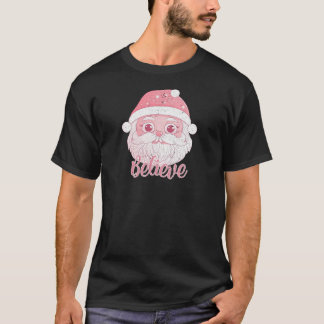 Gentle Pink Snowman für Ferien T-Shirt