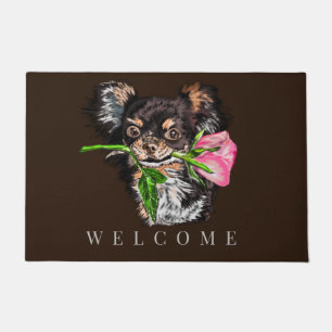 Gentle Puppy Doormat Willkommen Fußmatte