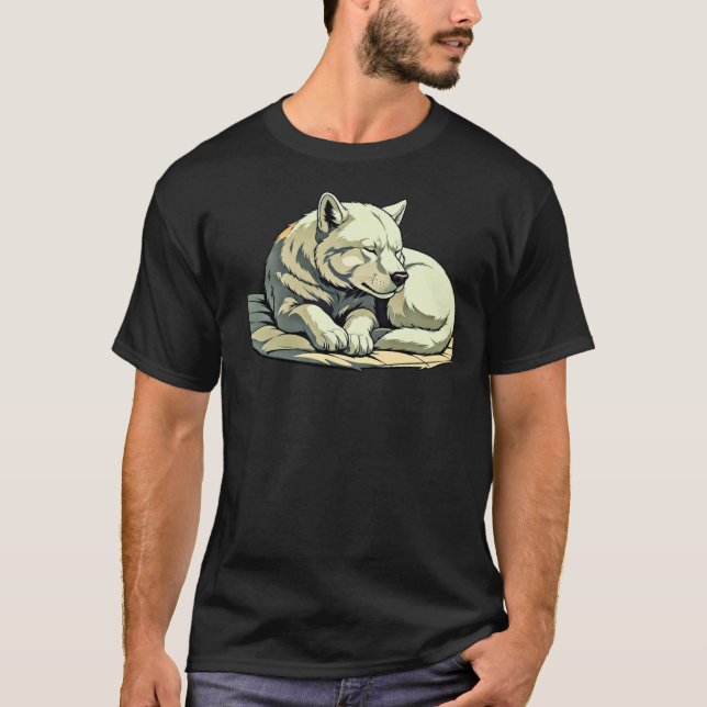 Gentle Rest – Quiet Animal Calm T-Shirt (Vorderseite)