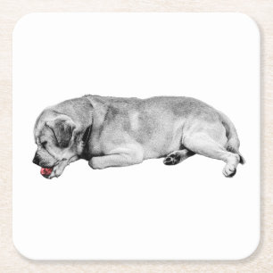 Gentle Sip, Tiny Spark Rechteckiger Pappuntersetzer