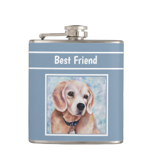 Gentle Sweet Beagle Flachmann