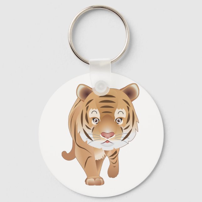 Gentle Tiger Schlüsselanhänger (Vorderseite)