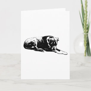 Gentle Watch Dog Card Karte