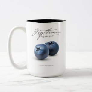 Gentleman Bauer 15 oz. Kaffee-Tasse (Heidelbeere) Zweifarbige Tasse