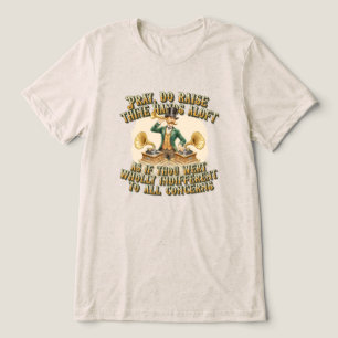 Gentleman DJ ‘Hand in der Luft’ Steampunk-Party Tri-Blend Shirt
