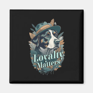 Gentleman Dog eine Feier der Loyalität und der Fre Magnet