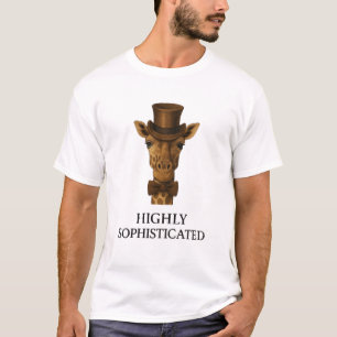 Gentleman Giraffe - Das hochausgeklügelte T-Shirt
