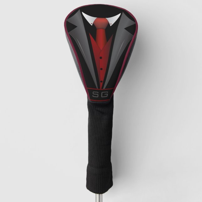 Gentleman Golfer Golf Head Cover Headcover (Vorderseite)