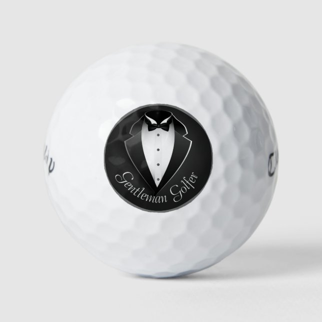 Gentleman Golfer Tuxedo Golfball (Vorderseite)