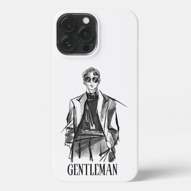 Gentleman iPhone Hülle (Rückseite)