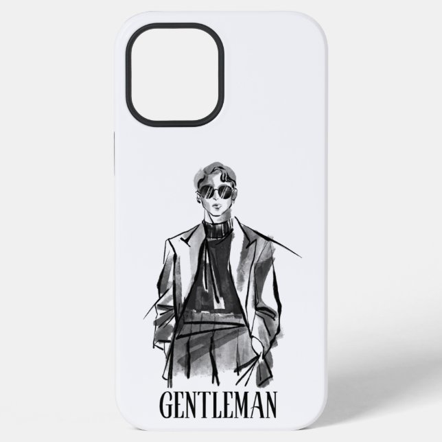 Gentleman iPhone Hülle (Rückseite)