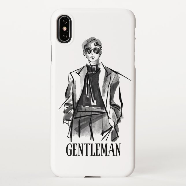 Gentleman iPhone Hülle (Rückseite)