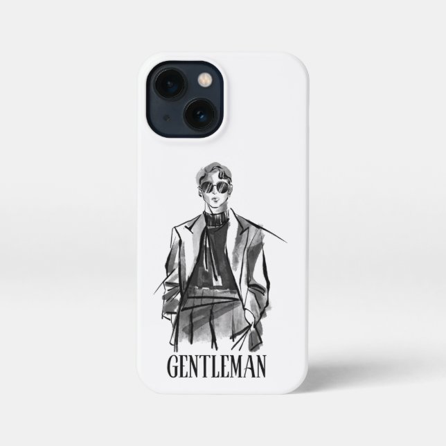 Gentleman iPhone Hülle (Rückseite)