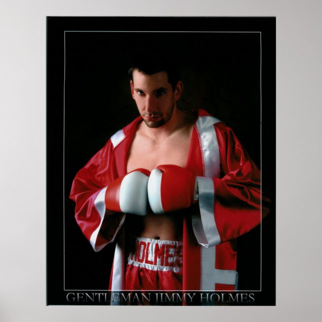 "Gentleman" Jimmy Holmes Poster (Vorne)