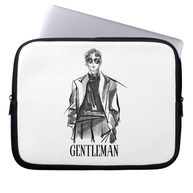 Gentleman Laptopschutzhülle (Vorderseite)