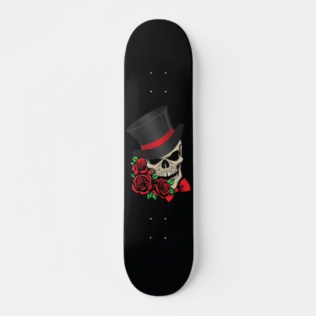 Gentleman Skull Skateboard (Vorne)