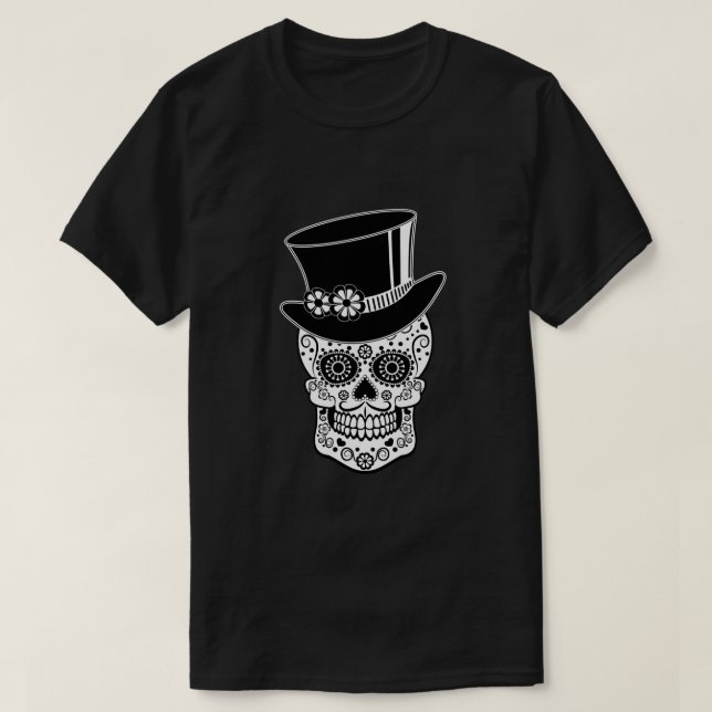 Gentleman Sugar Skull T-Shirt (Design vorne)