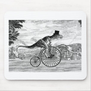Gentleman T-Rex' Sonntagsritt Mousepad