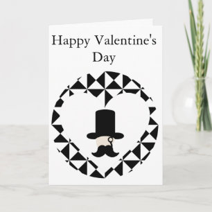 Gentleman's Valentine Day Card Feiertagskarte