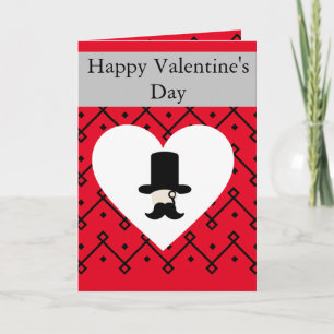 Gentleman's Valentine's Day Editable Text Feiertagskarte