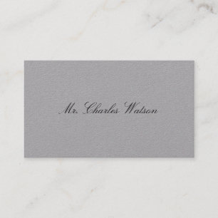 Gentleman's Viktorianische Calling Cards Gray Telefonnummerkarte