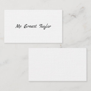 Gentleman's Viktorianische Calling Cards Telefonnummerkarte