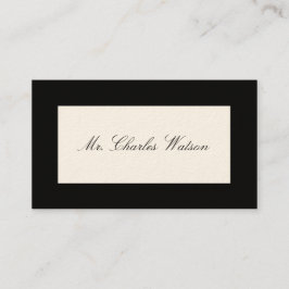 Gentleman's Viktorianische Calling Cards Telefonnummerkarte