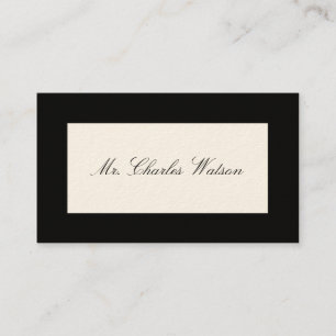 Gentleman's Viktorianische Calling Cards Telefonnummerkarte