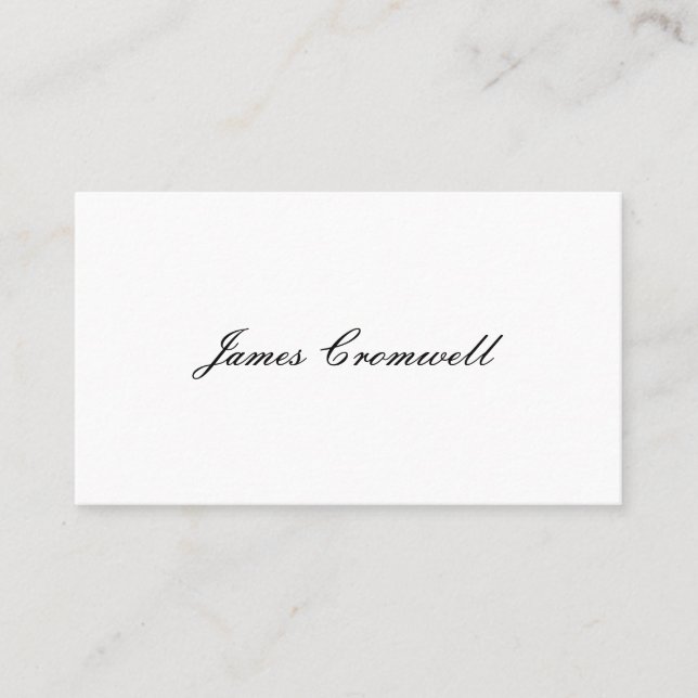 Gentleman's Viktorianische Calling Cards Telefonnummerkarte (Vorderseite)